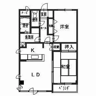 シャルム皇子山【0307号室】の間取り