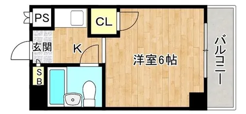 ハイムリップル荒川【7階】の間取り