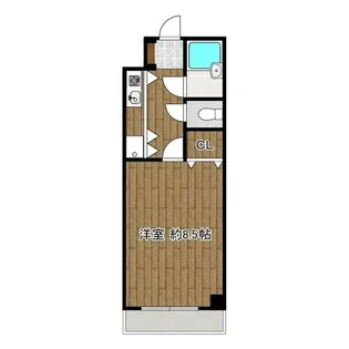 朝日プラザ香椎Ⅱステーションスクエア403号【403号室】の間取り