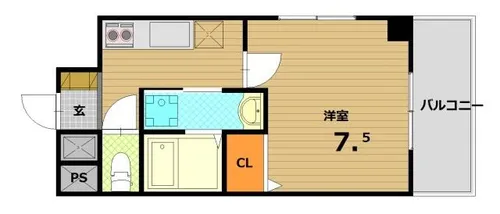 メインステージ須磨【4階】の間取り