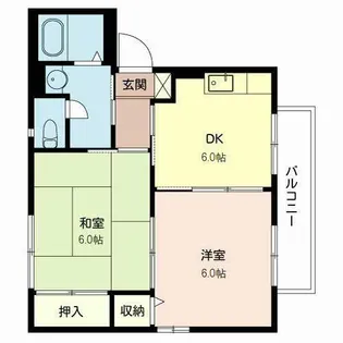 シティライフKOYO【0106号室】の間取り