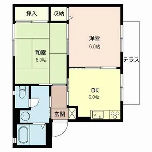 シティライフKOYO【0107号室】の間取り