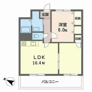 プレステージ甲南【0602号室】の間取り