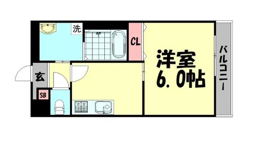 アムール高松東【1階】の間取り