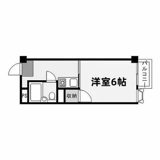 グランビルドアビコⅡ【5階】の間取り