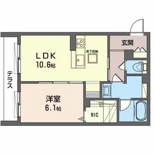 シャーメゾン セレーノ【B103号室】の間取り