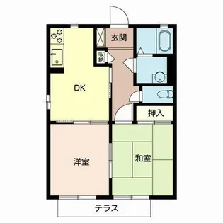 ひまわりハイツ【0103号室】の間取り