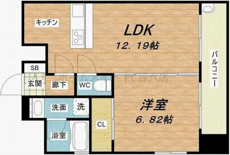 シーダプレイスⅡ【2階】の間取り