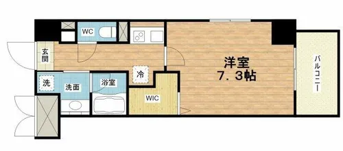 REXIA Shin Umeda DUO【3階】の間取り