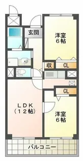 ささお弐番館【3階】の間取り