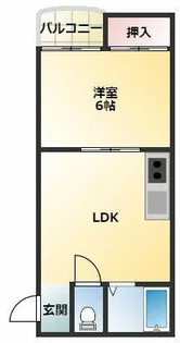 エンパイヤシティ【3階】の間取り