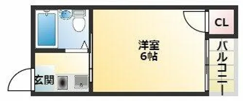 プレアール平野西【3階】の間取り