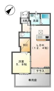 ウィステリア北条【1階】の間取り