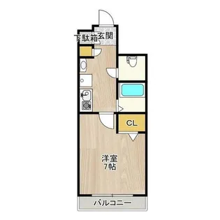 CITYSPIRE神戸元町Ⅱ【2階】の間取り