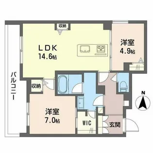 シャーメゾン グリナージュ【4階】の間取り