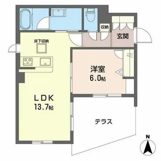 シャーメゾン ロッシュ ル ポン II【0101号室】の間取り