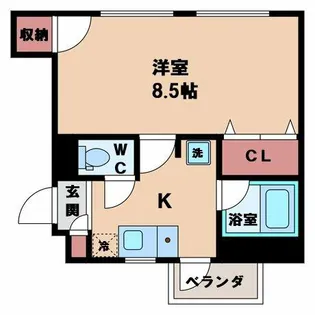 KAマンション【1階】の間取り