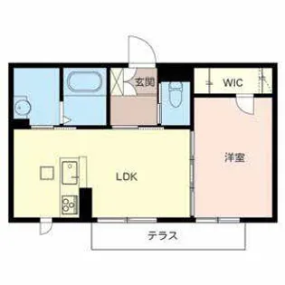 シャーメゾン七条【0102号室】の間取り