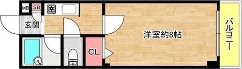 Lilac Part Ⅲ【4階】の間取り