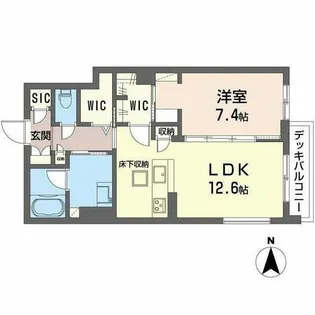 テラッセ奈良公園【0101号室】の間取り