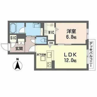 テラッセ奈良公園【0103号室】の間取り