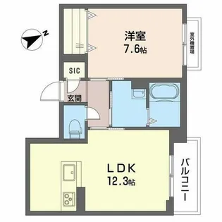 ヴィーエ【0301号室】の間取り