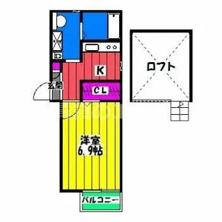Village大楠【2階】の間取り