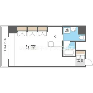 アーデンタワー南堀江【4階】の間取り