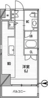 アーデンタワー南堀江【10階】の間取り