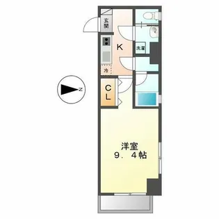 プロシード金山【2階】の間取り