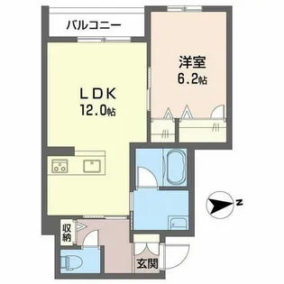 シャーメゾン リヴィエール【1階】の間取り
