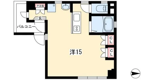 ジラールペルゴ【803号室】の間取り