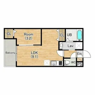 (仮称)ジーメゾン松原【1階】の間取り