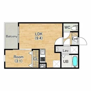 (仮称)ジーメゾン松原【2階】の間取り