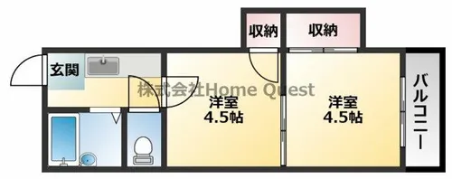 プレアール大蓮【3階】の間取り