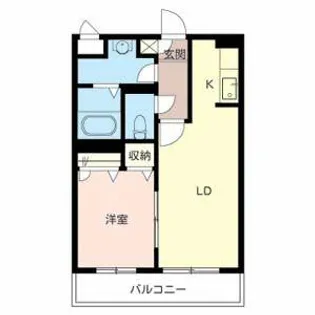 ベレオ天理【0202号室】の間取り