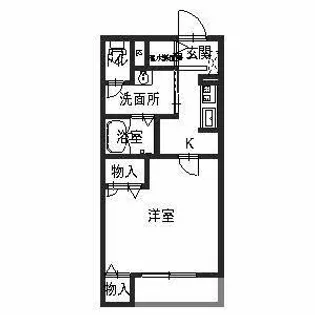 ブリリアント ガーデン(A棟)【A105号室】の間取り
