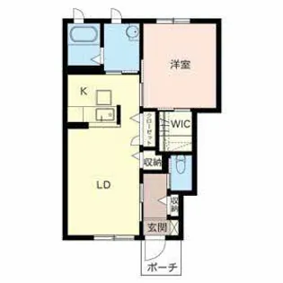 ブリリアント ヒルズ【B102号室】の間取り