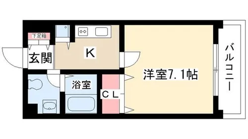 Conde藤が丘(S-FORT藤が丘)【0504号室】の間取り