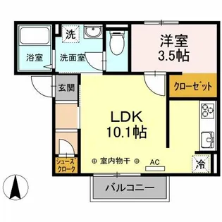 T-Wynn A棟【2階】の間取り