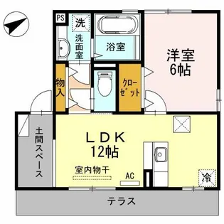 サンクスCY【1階】の間取り