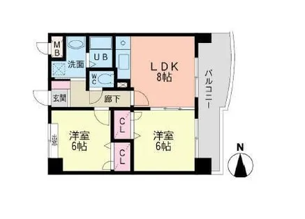 アンテスⅡ【705号室】の間取り