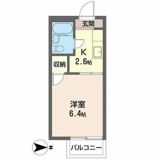シャトー本町【0103号室】の間取り
