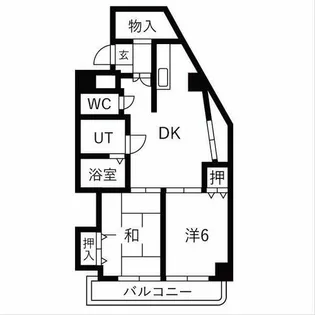 インテリジェント千種【4階】の間取り