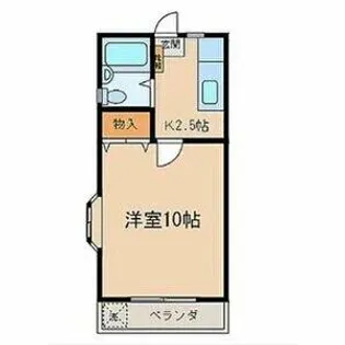 コーポニシベ【3-2号室】の間取り