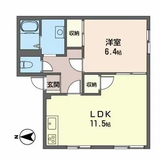 タウニイ星が丘【0101号室】の間取り