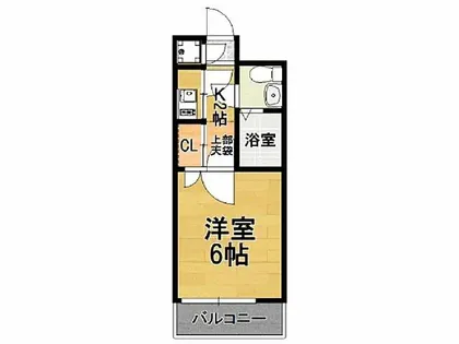 エステートモア鳥飼ノーバ【3階】の間取り