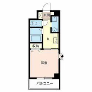 コンソール北園【0201号室】の間取り