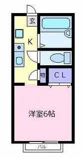 ハイツKYOYA【2階】の間取り