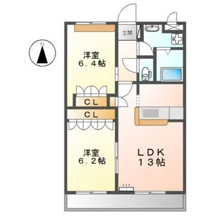 コンフォルト スクエア【2階】の間取り